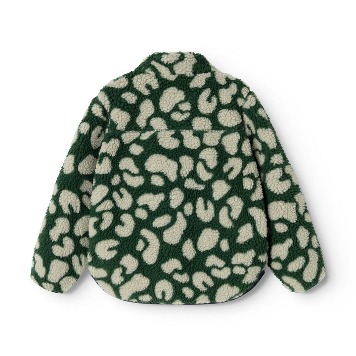 [Liewood]Nolan Pile Jacket -  Mega leo / Garden green