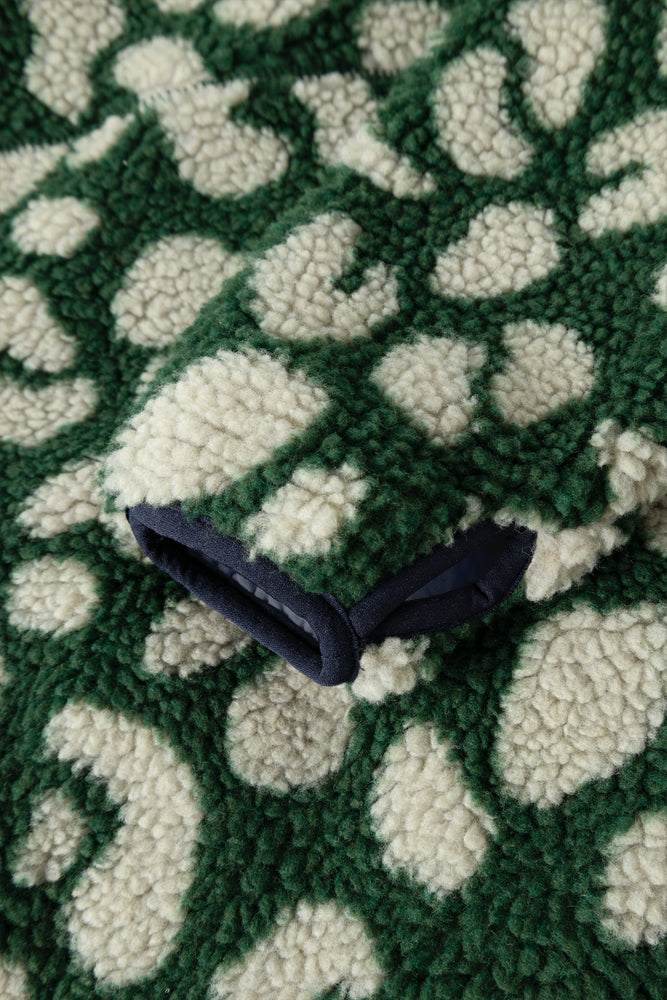 [Liewood]Nolan Pile Jacket -  Mega leo / Garden green