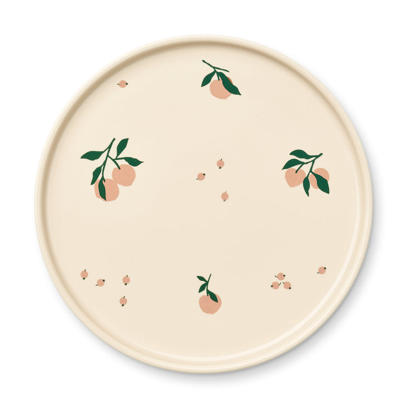 [Liewood] Ophrah Porcelain Plate - Peach / Sea Shell