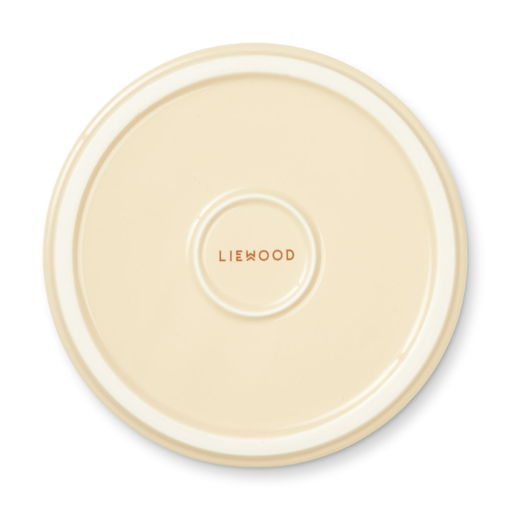 [Liewood] Ophrah Porcelain Plate - Peach / Sea Shell