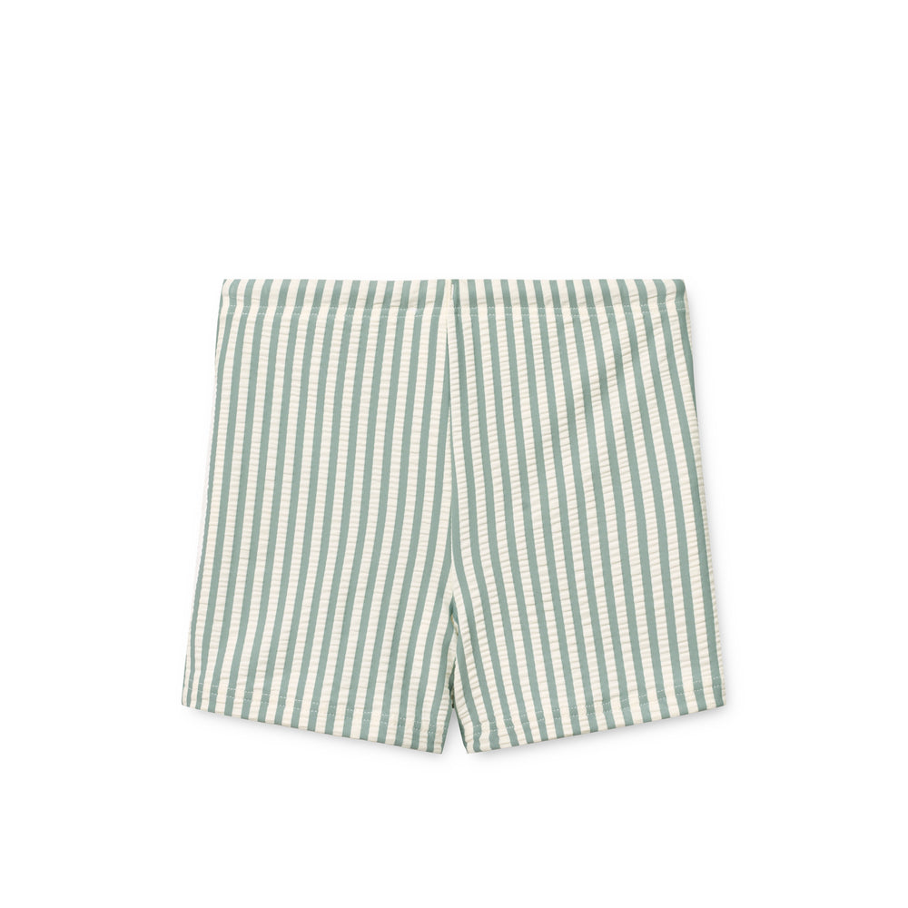 [Liewood] Otto Seersucker Swim Pants - Stripe Peppermint