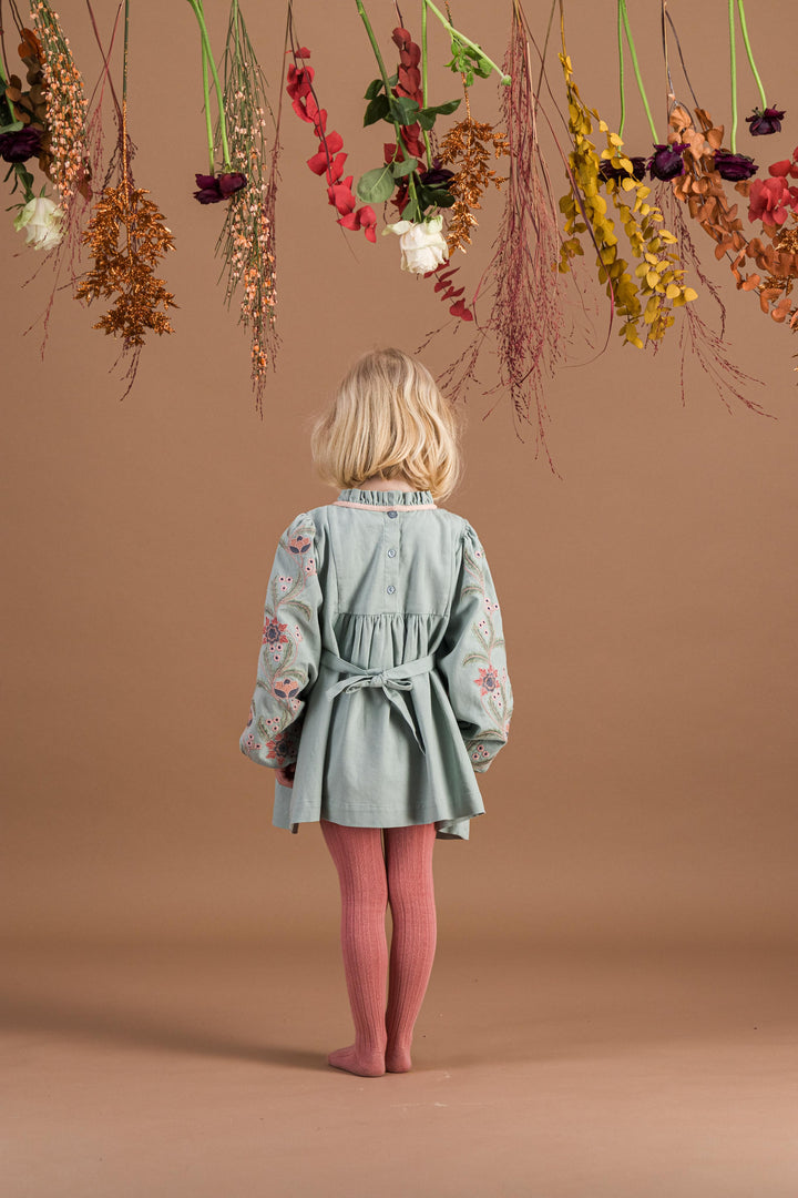 [Bachaa] Ma Cherie Blouse/ Short Dress - Blue