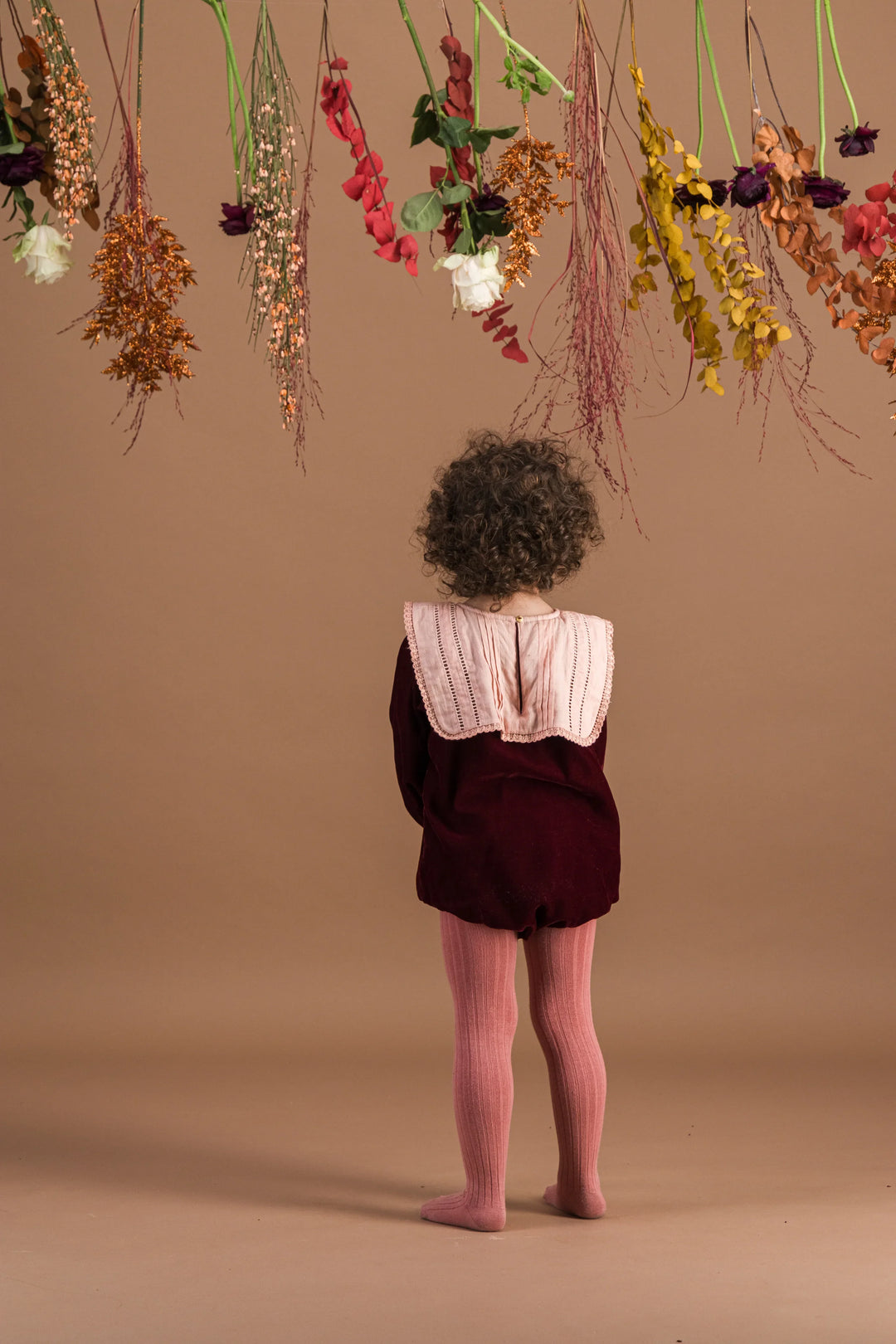 [Bachaa] Angel Romper - Burgundy