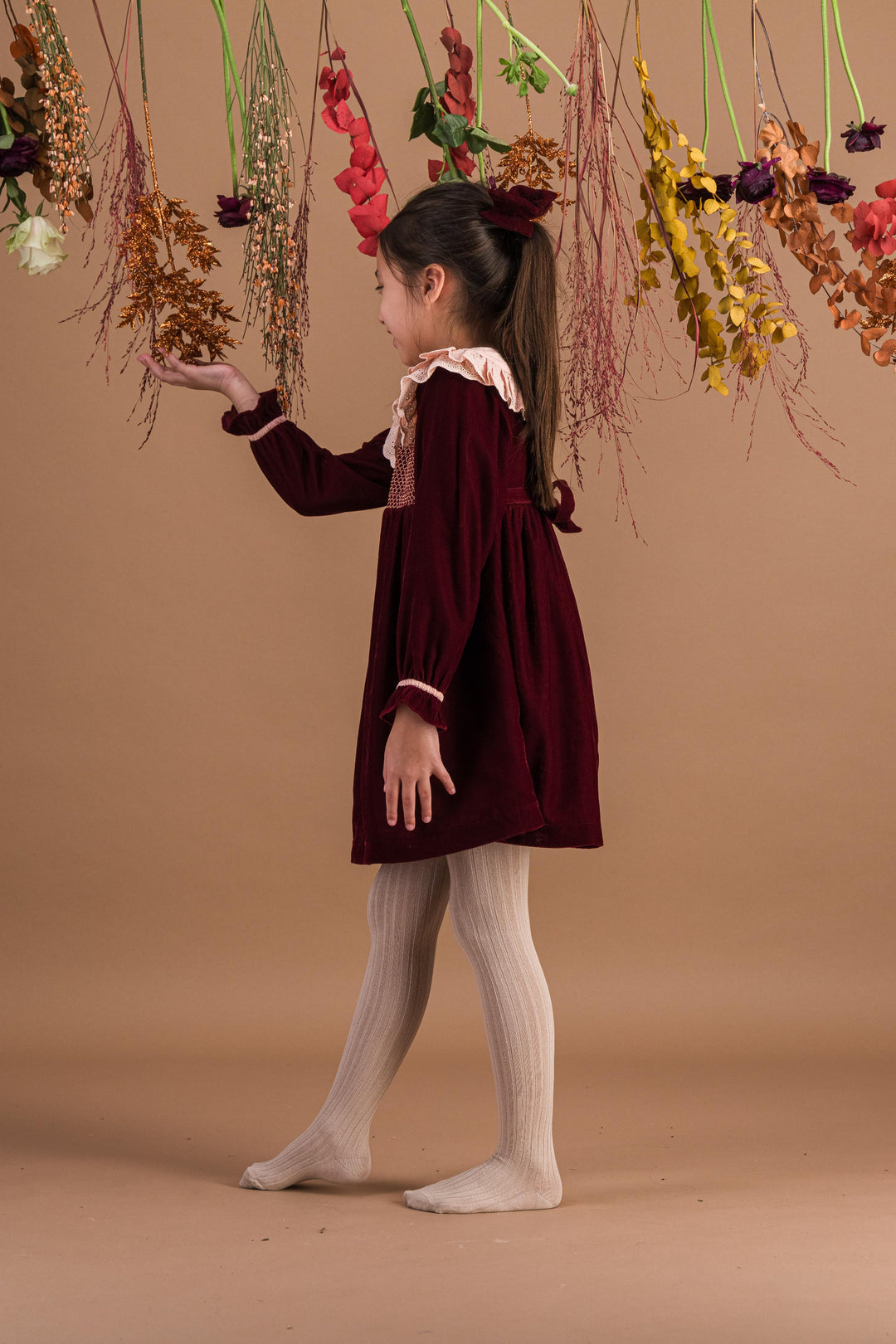 [Bachaa] Mi Amor Robe Dress - Burgundy