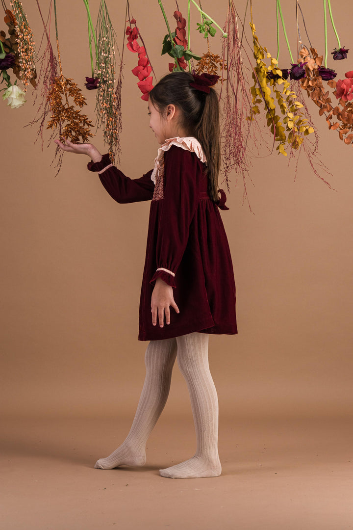 [Bachaa] Mi Amor Robe Dress - Burgundy