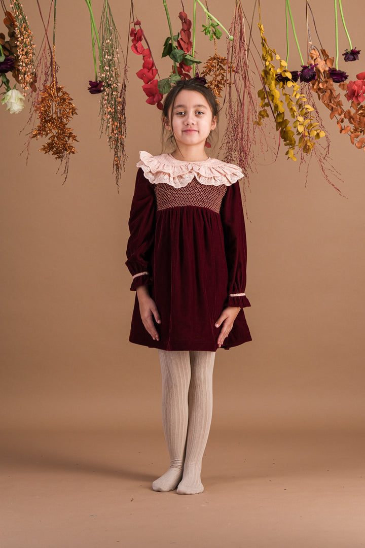 [Bachaa] Mi Amor Robe Dress - Burgundy