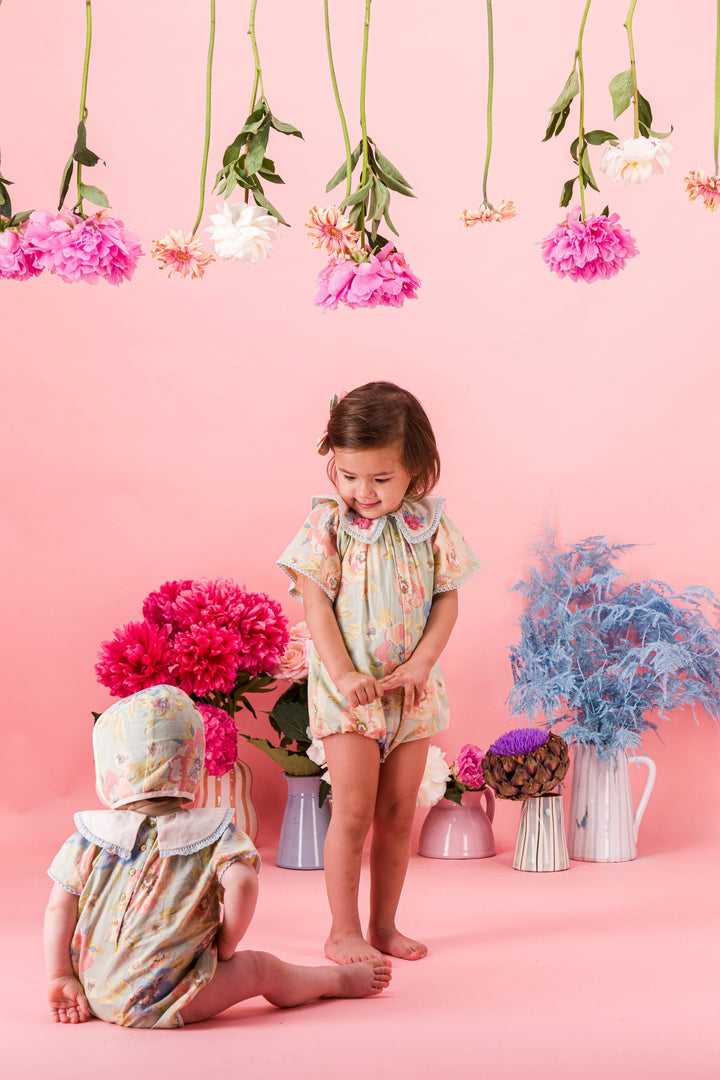 [Bachaa] Granite Romper - Watercolor Print