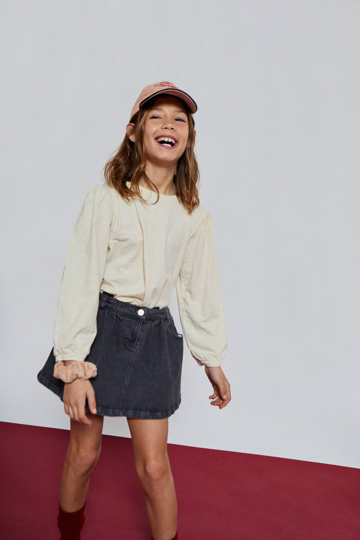 [Mipounet] Lucia Flame T-shirt Ecru