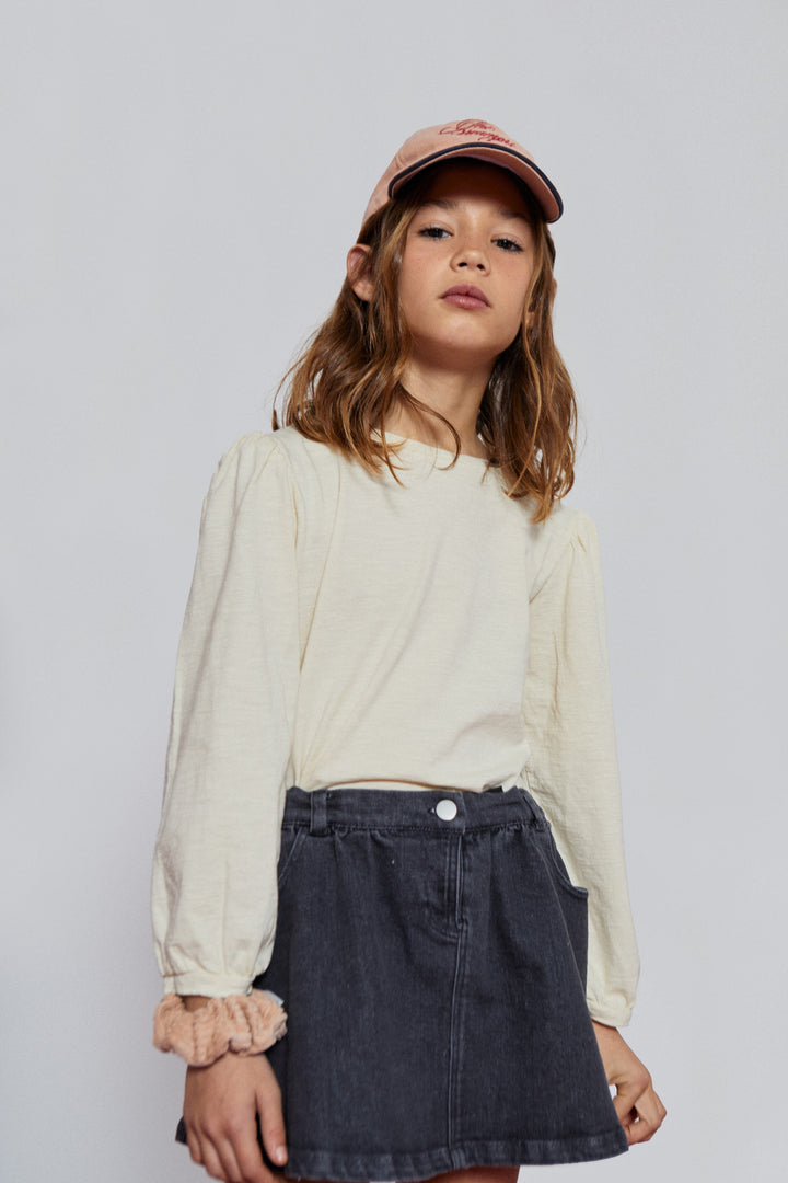 [Mipounet] Lucia Flame T-shirt Ecru