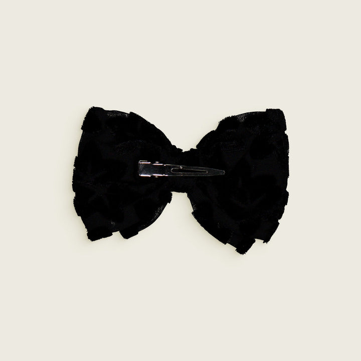 [Bachaa] Papillon Hair Clip - Black