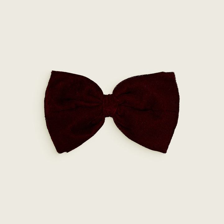 [Bachaa] Papillon Hair Clip - Burgundy