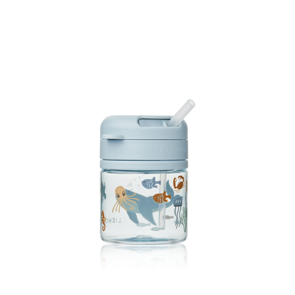 [Liewood] Pavia Tritan Straw Cup 280ML - Sea Creature