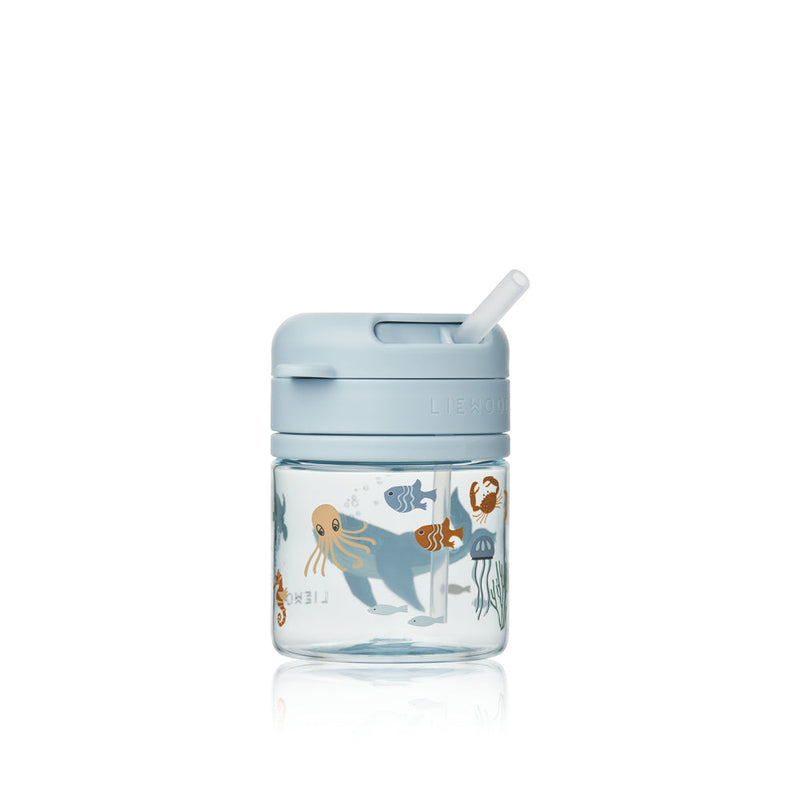[Liewood] Pavia Tritan Straw Cup 280ML - Sea Creature