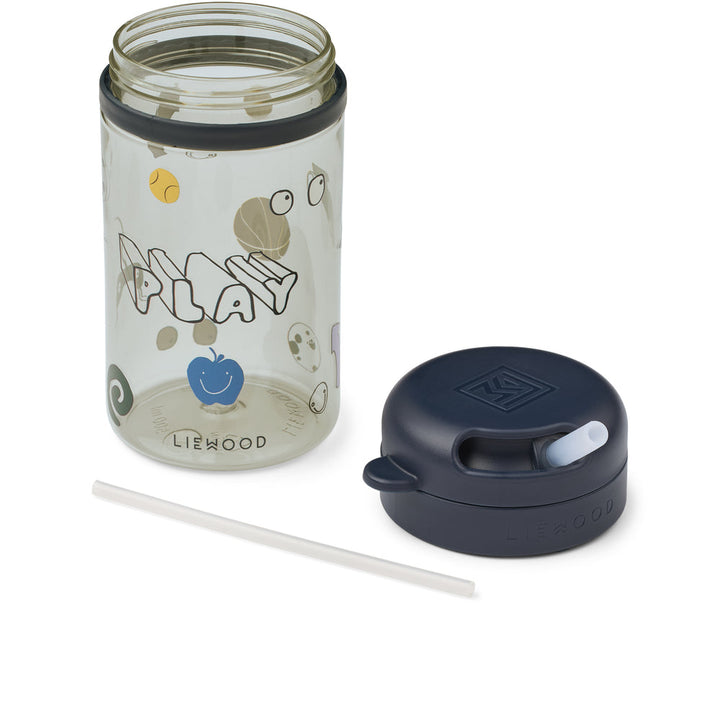 [Liewood] Pavia Tritan Straw Cup 500ML - Play/Dusty Peppermint