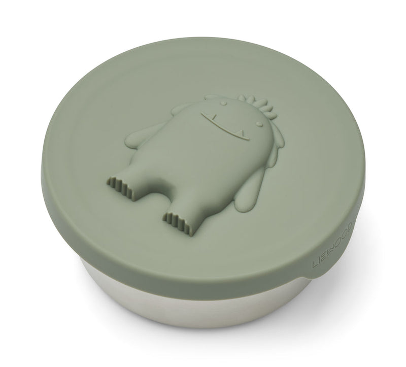 [Liewood] Raymond round snack box - Faune green