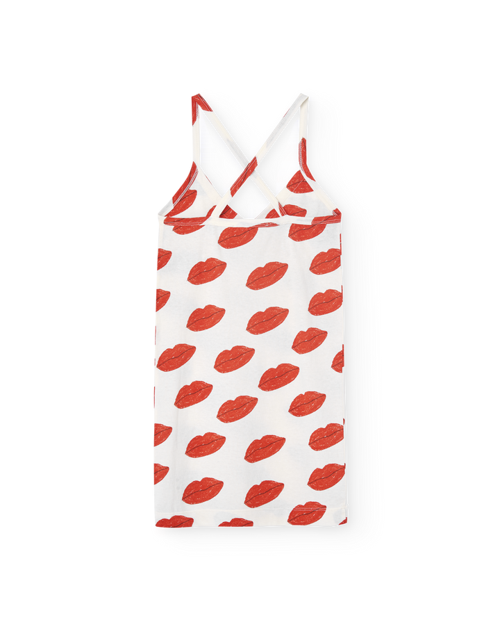 [TAO] White Kissing Otter Mini Dress