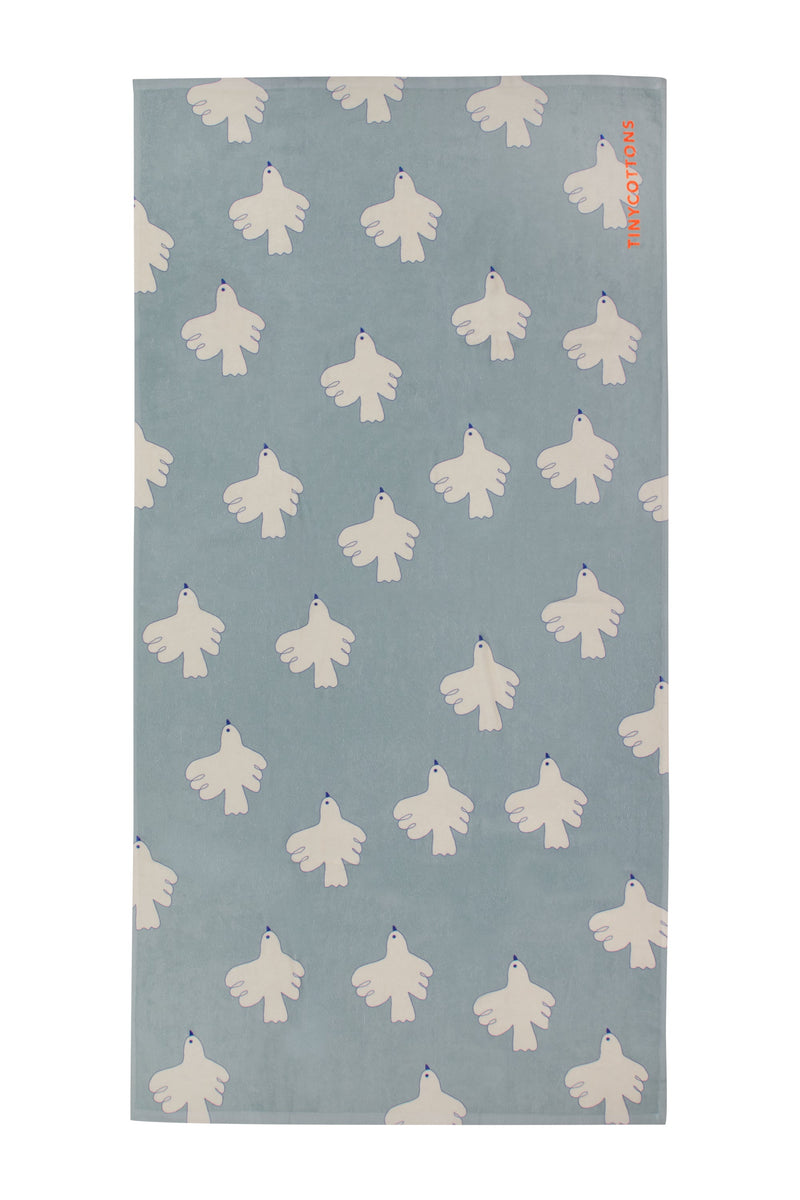 [TINYCOTTONS] Doves Towel - Warm Grey