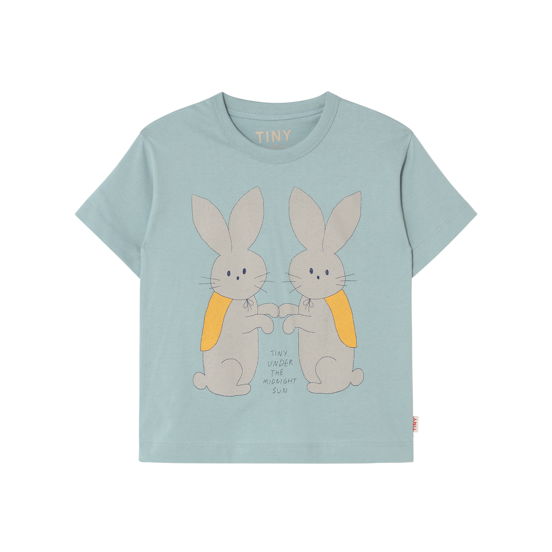 [TINYCOTTONS] Bunnies Graphic Tee - Warm Grey