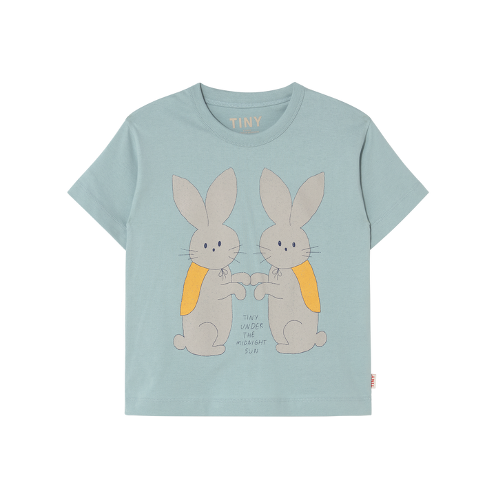 [TINYCOTTONS] Bunnies Graphic Tee - Warm Grey