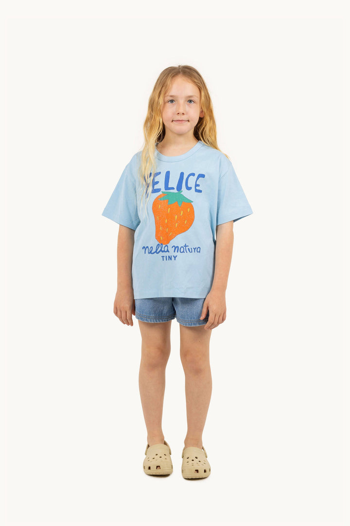 [TINYCOTTONS] Nella Natura Graphic Tee - Dusty Blue