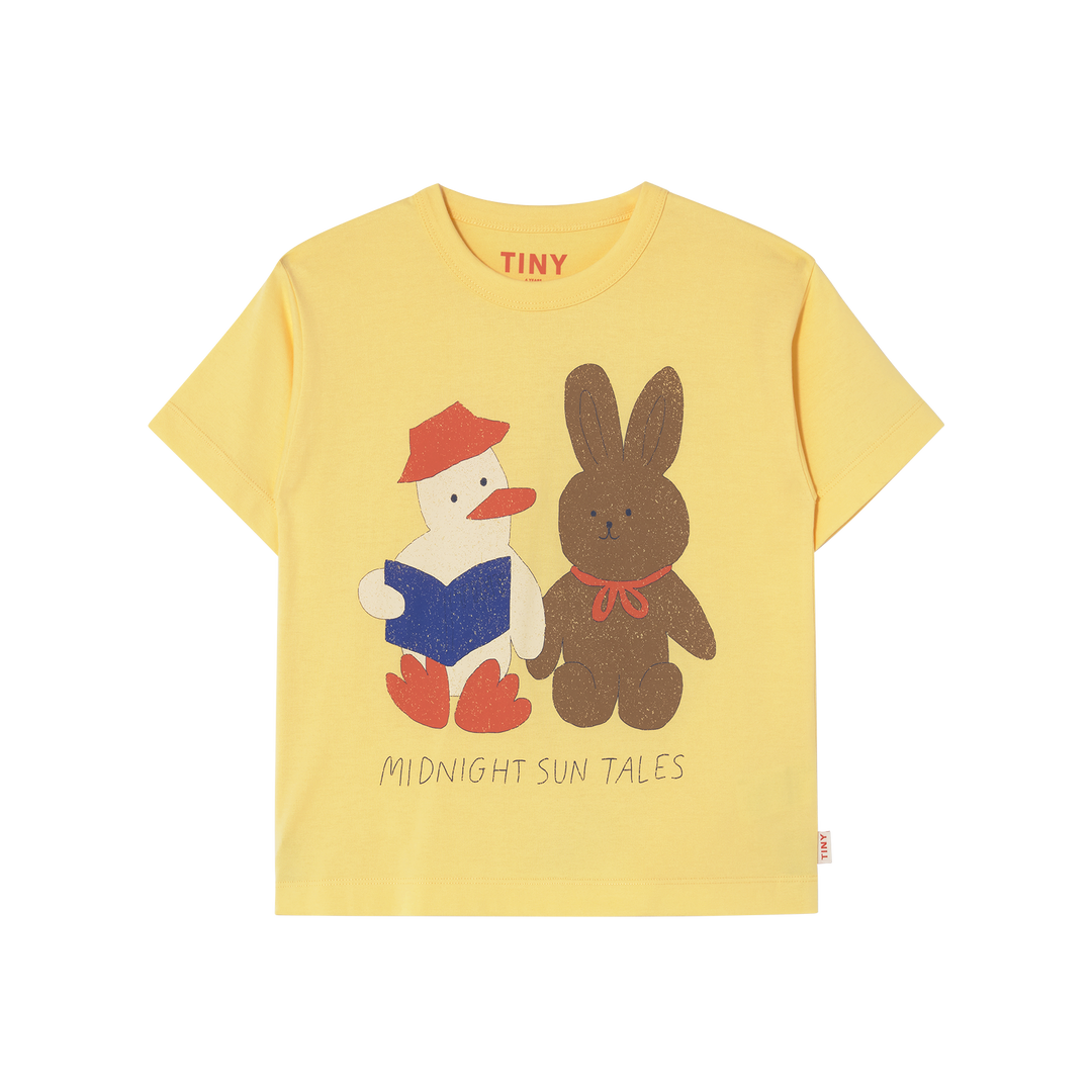 [TINYCOTTONS] Readers Graphic Tee - Mellow Yellow