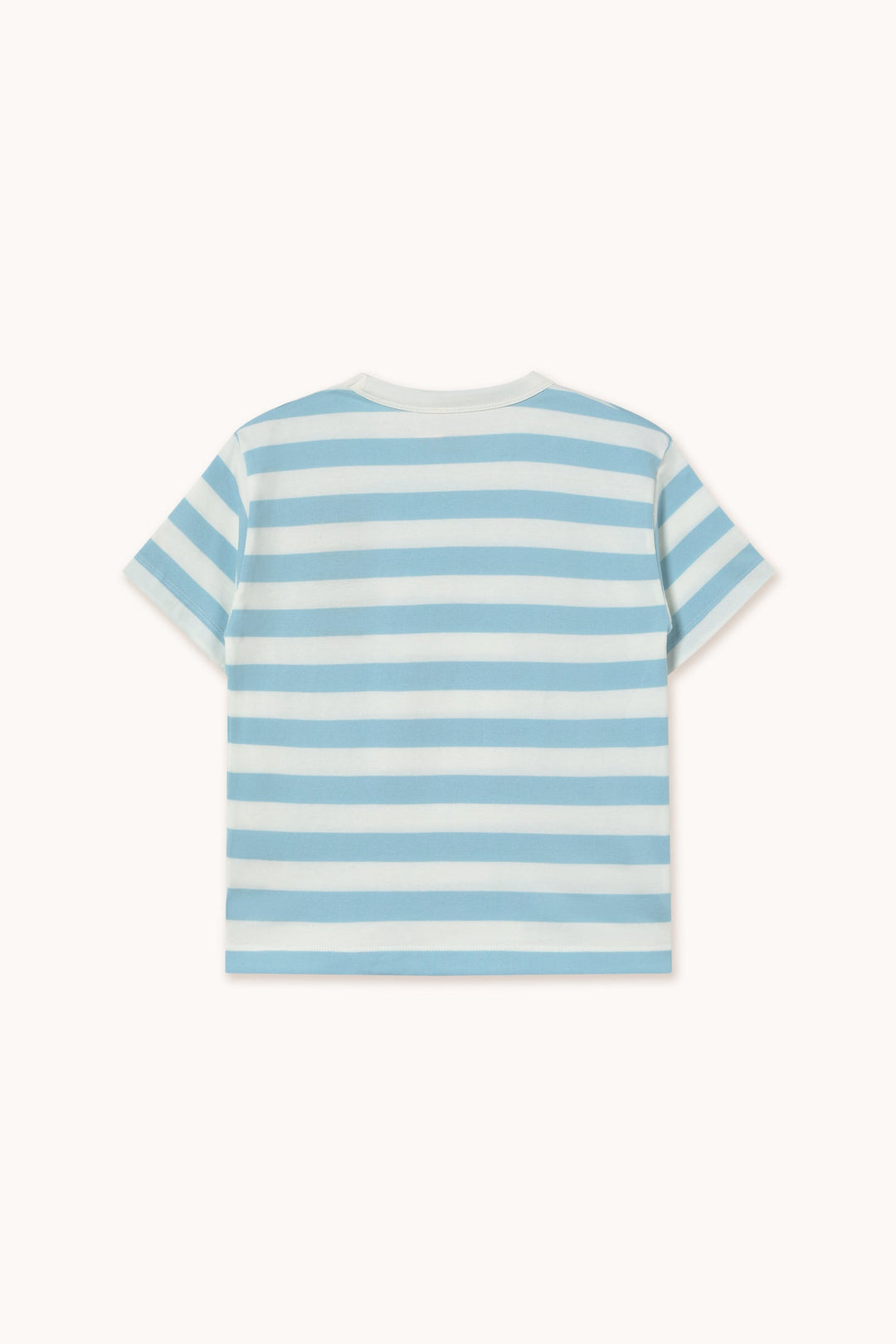 [TINYCOTTONS] Stripes Tee - Dusty Blue / Off White