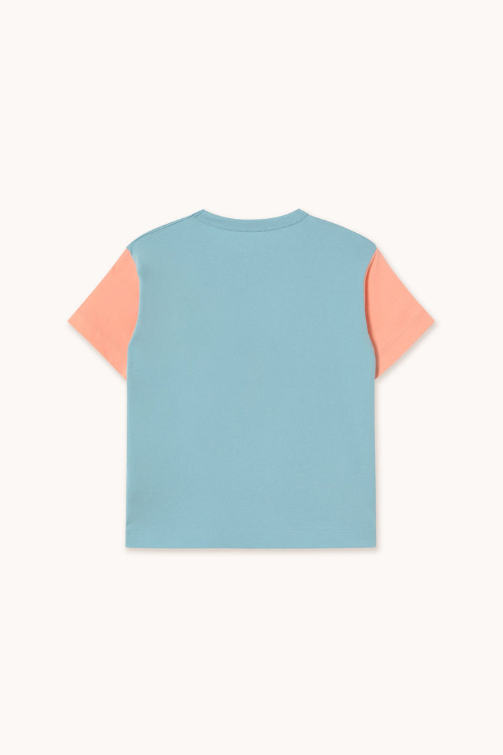 [TINYCOTTONS] Color Block Tee - Dusty Blue