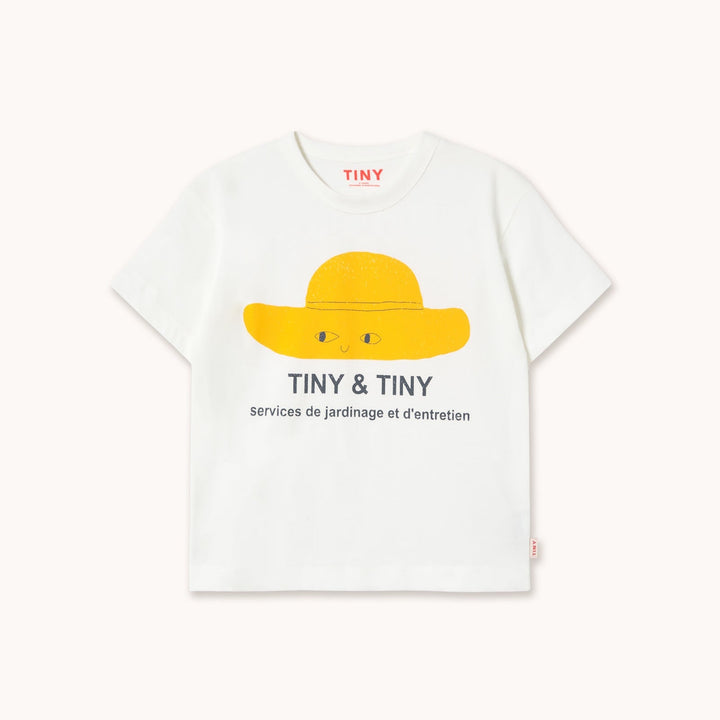 [TINYCOTTONS] Tiny Hat Graphic Tee - Off White