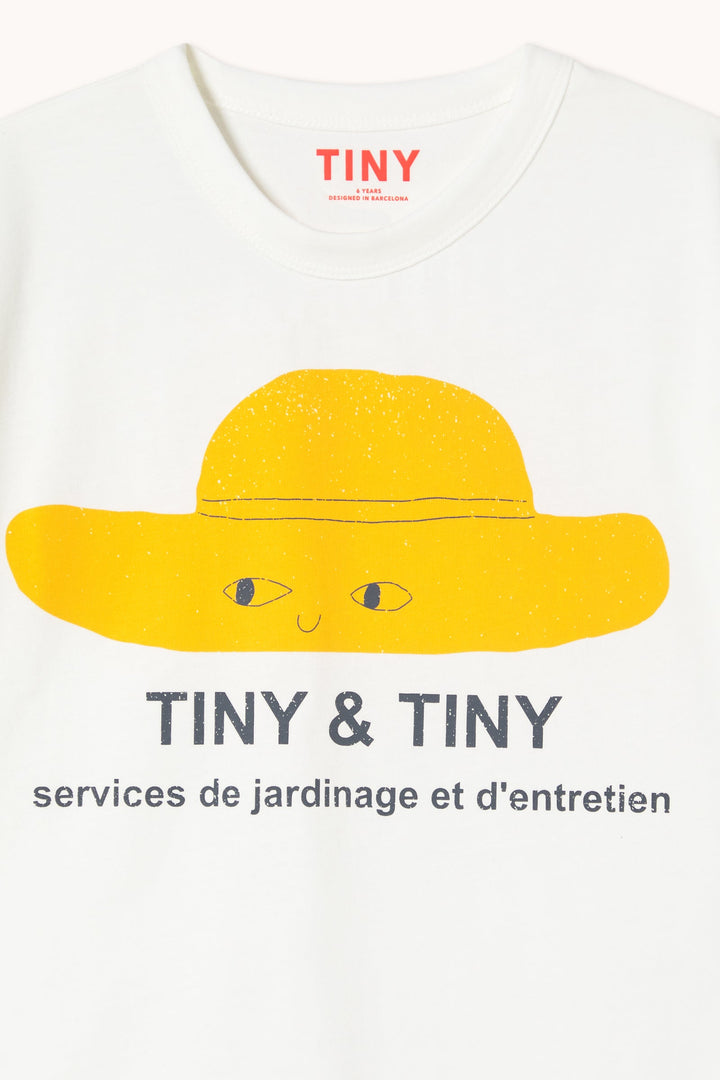 [TINYCOTTONS] Tiny Hat Graphic Tee - Off White