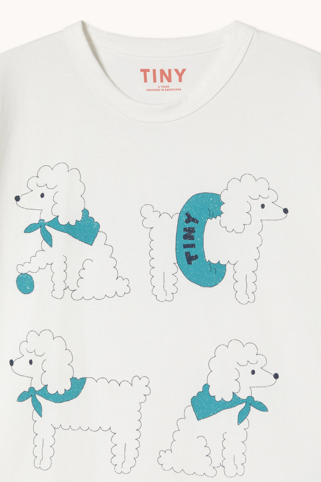 [TINYCOTTONS] Poodle Graphic Tee - Off white