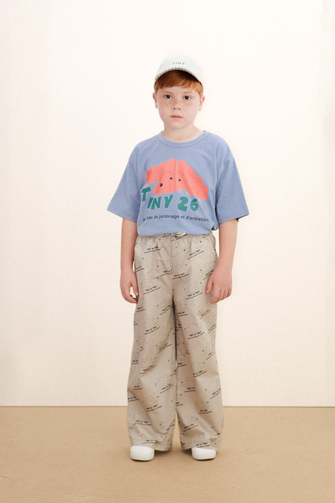 [TINYCOTTONS] Red Dog Graphic Tee - Grey