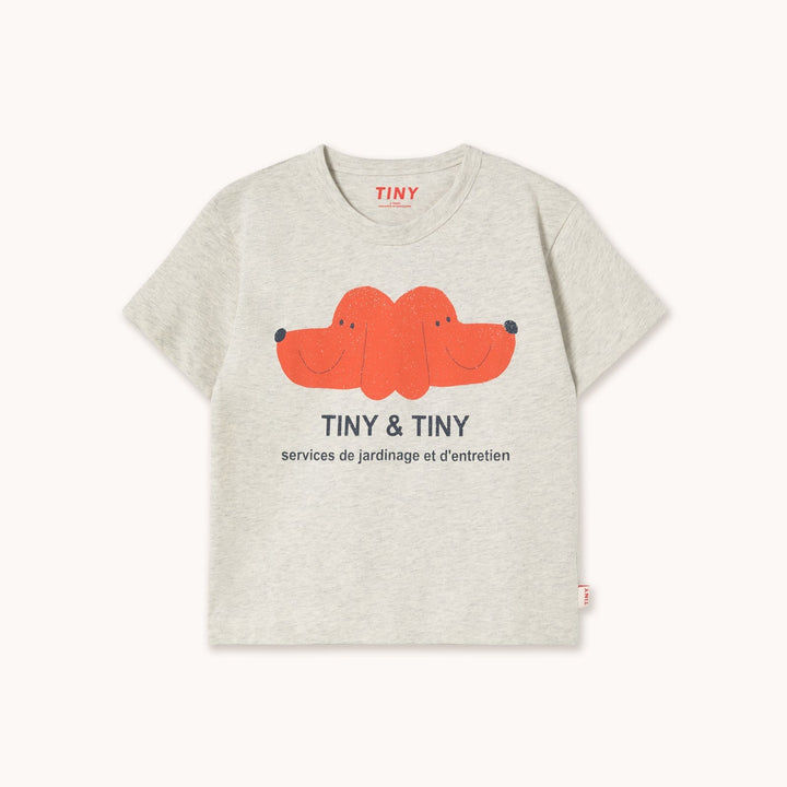 [TINYCOTTONS] TINY&TINY Graphic Tee - Cream Heather
