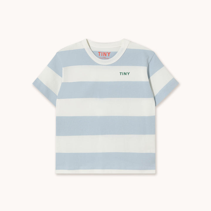[TINYCOTTONS] Stripes Knit Tee - Washed Blue