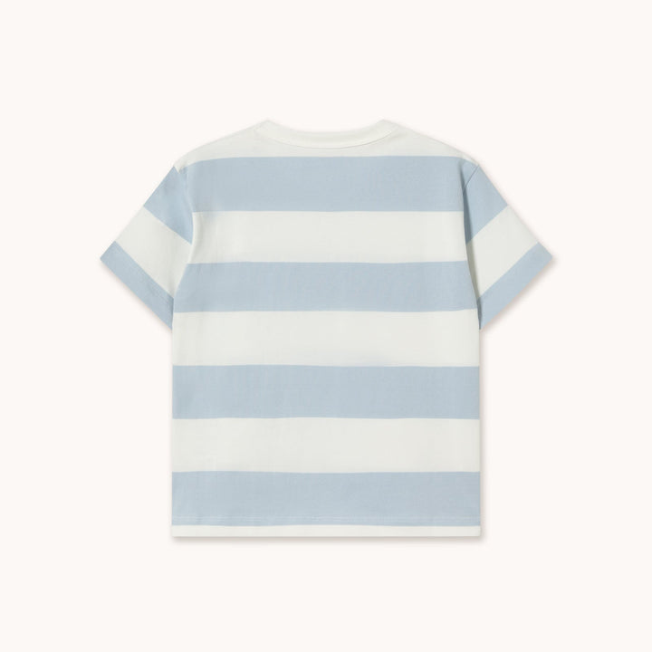 [TINYCOTTONS] Stripes Knit Tee - Washed Blue