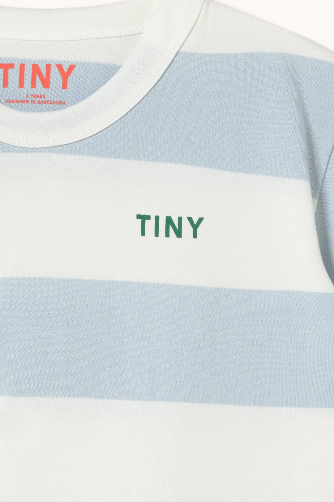 [TINYCOTTONS] Stripes Knit Tee - Washed Blue
