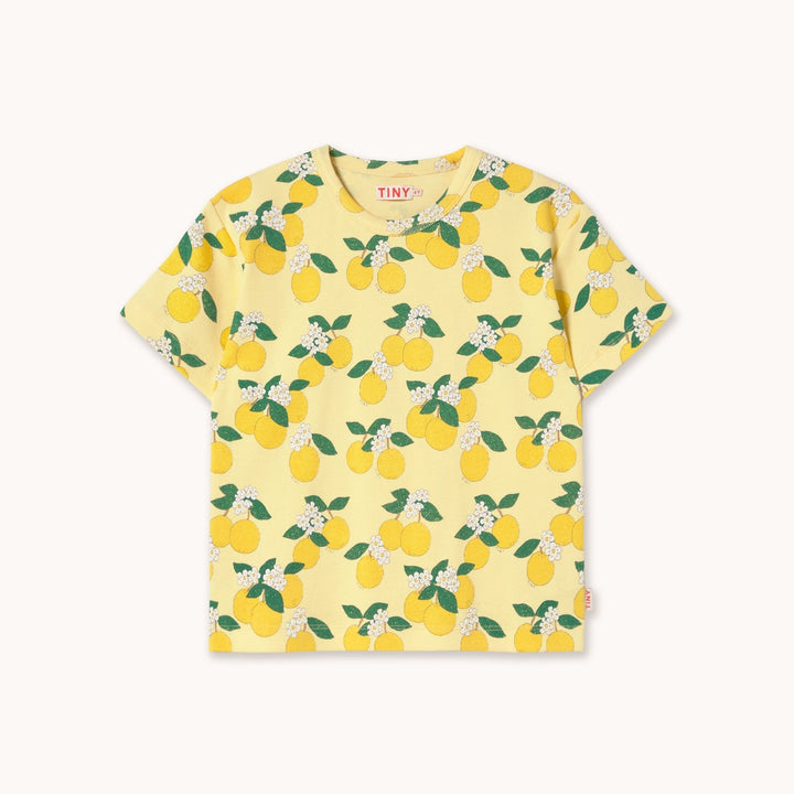 [TINYCOTTONS] Oranges Rib Tee - Mellow Yellow