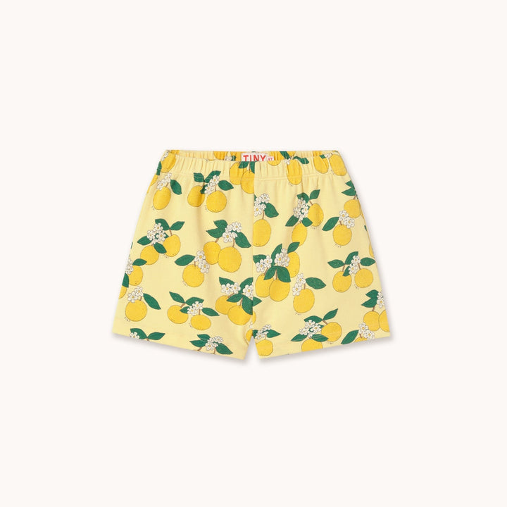 [TINYCOTTONS] Oranges Rib Short - Mellow Yellow