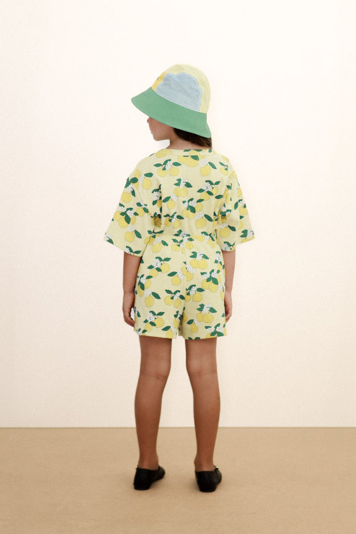 [TINYCOTTONS] Oranges Rib Short - Mellow Yellow