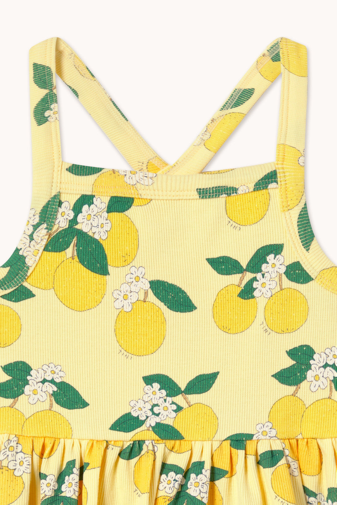 [TINYCOTTONS] Oranges Dress - Mellow Yellow