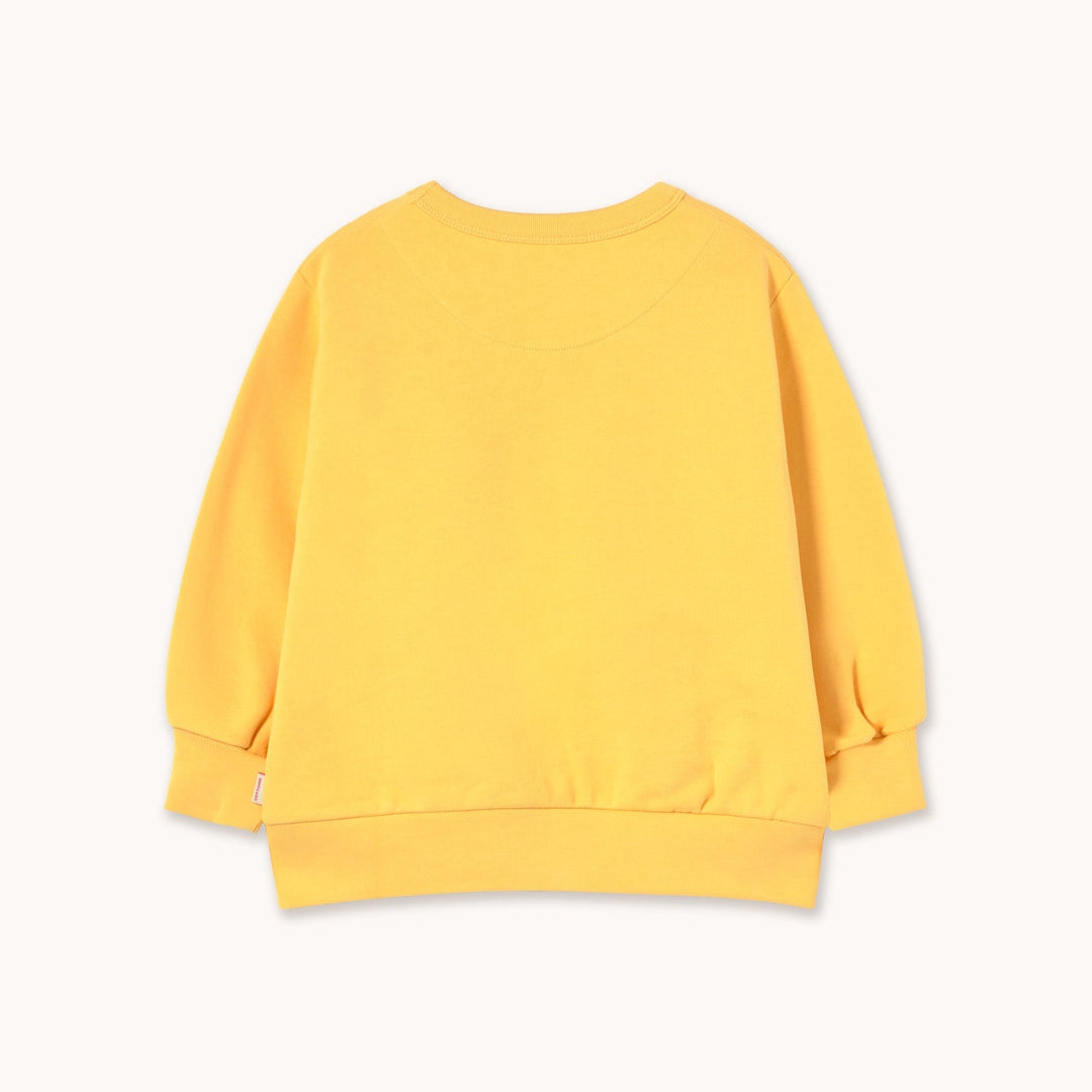 [Tinycottons] Red Dog Graphic Sweatshirt - Soft yellow
