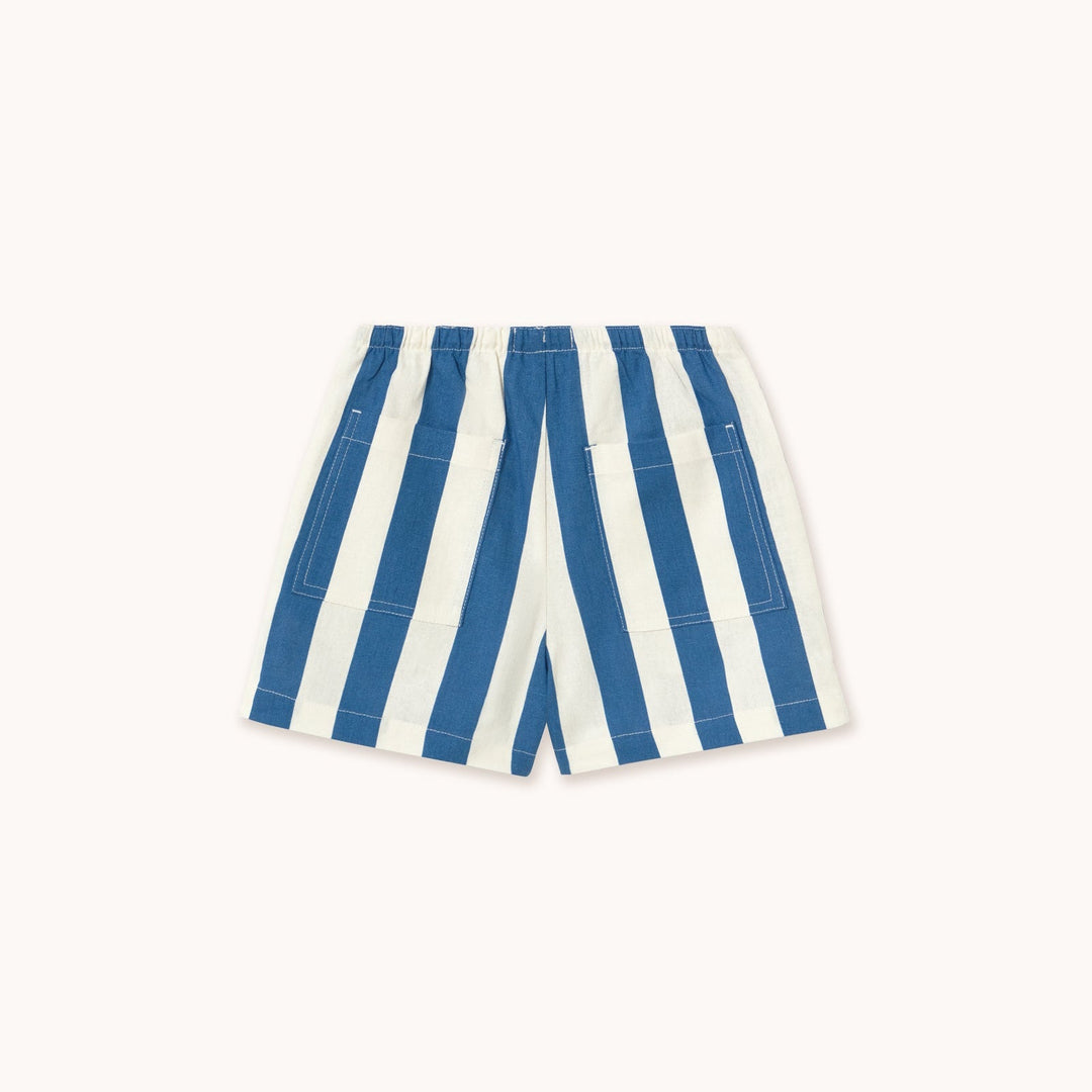 [TINYCOTTONS] Light Navy Striped Shorts - Light Navy