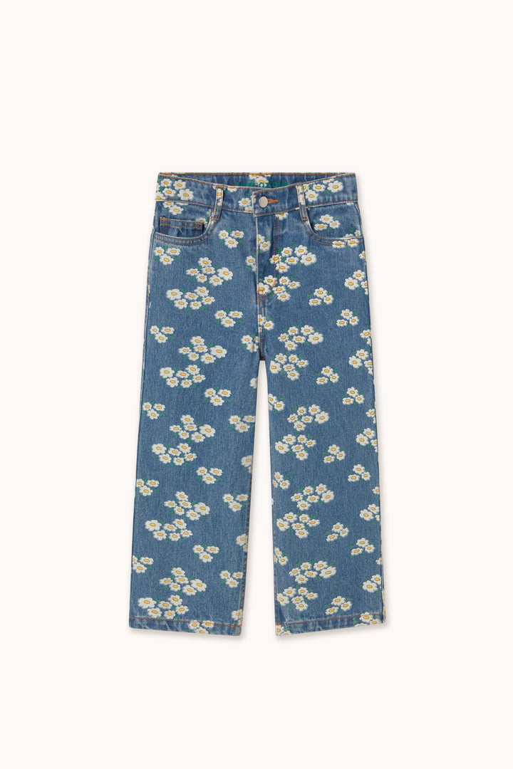 [TINYCOTTONS] Blossoms Denim Jeans - Medium Wash Denim