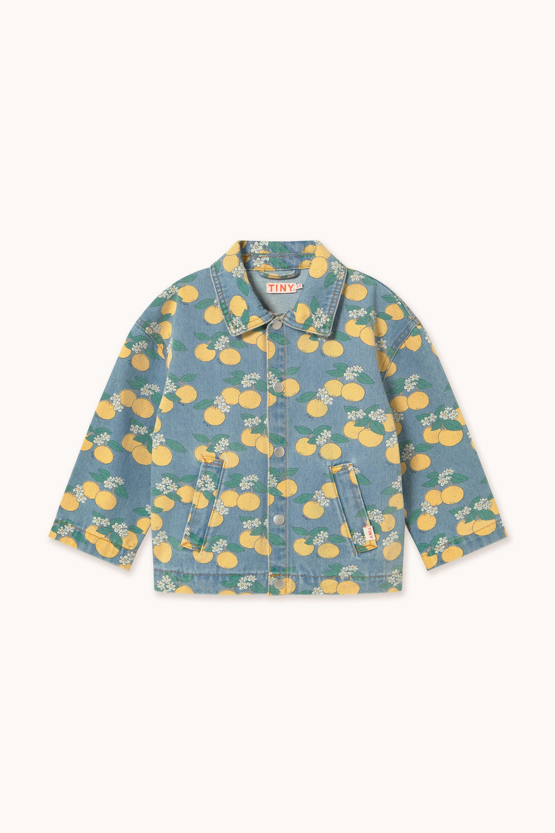 [TINYCOTTONS] Oranges Denim Jacket - Light Wahs Denim