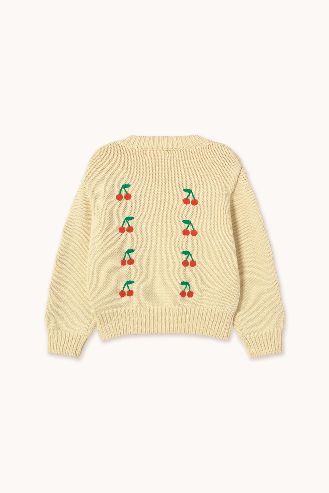 [Tinycottons] Mini Cherries Sweater - Dusty Yellow