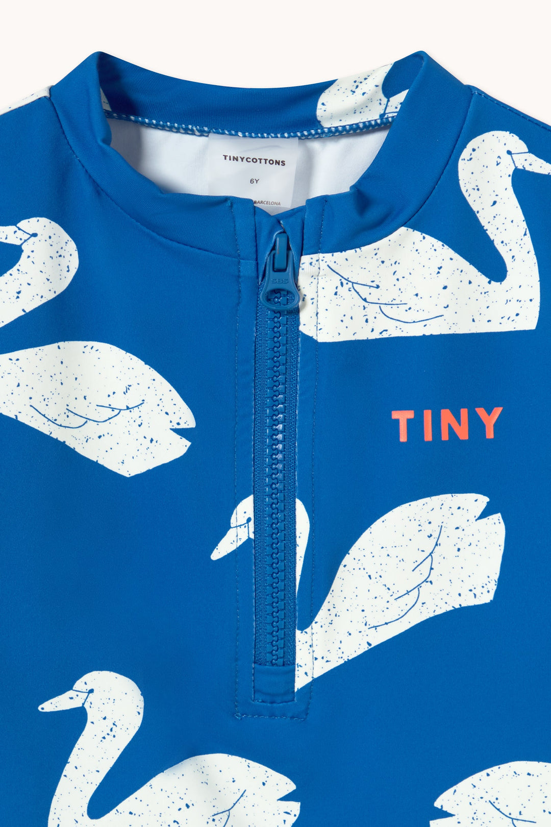[TINYCOTTONS] Big Swans Swim Tee - Blue