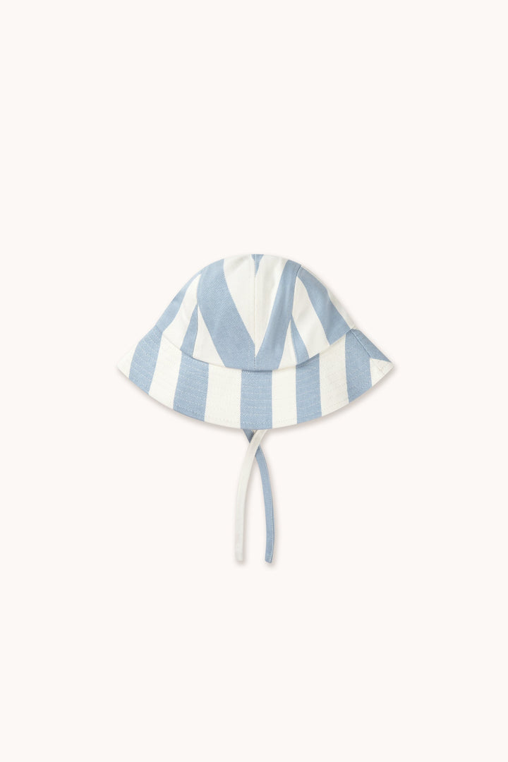 [TINYCOTTONS]Blue Stripes Bucket Hat - Washed Blue