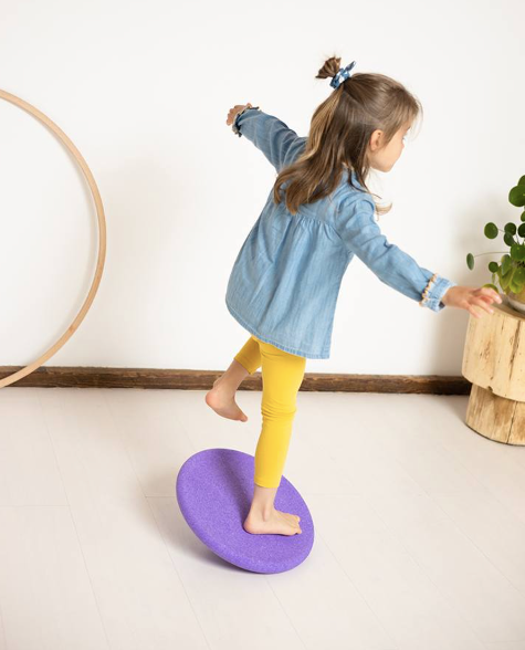 Stapelstein balance board purple