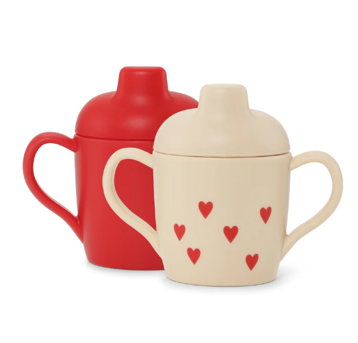 Konges slojd 2-pack sippy cup - mon grande amour