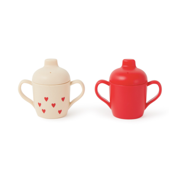 Konges slojd 2-pack sippy cup - mon grande amour