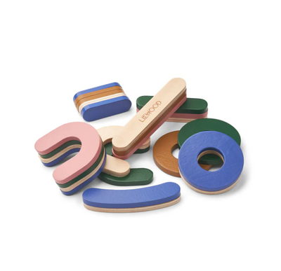 Wooden magnetic number - Eden multi mix